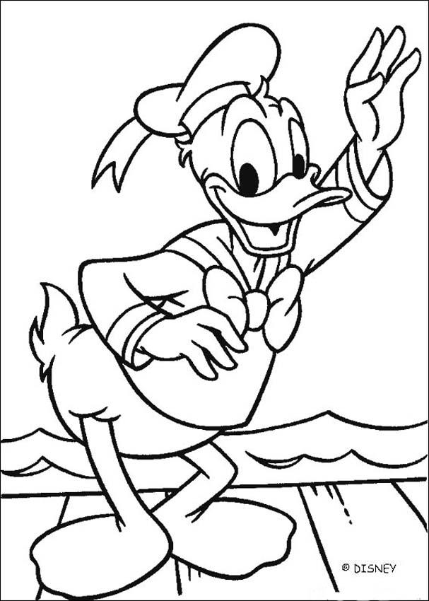 Donald duck 3 coloring pages Donald duck 3 coloring pages