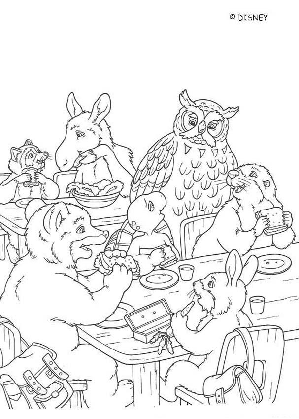 cafeteria coloring pages - photo #43