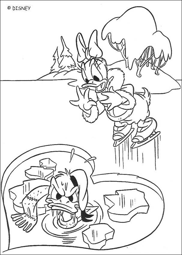 daisy duck donald duck coloring pages - photo #44