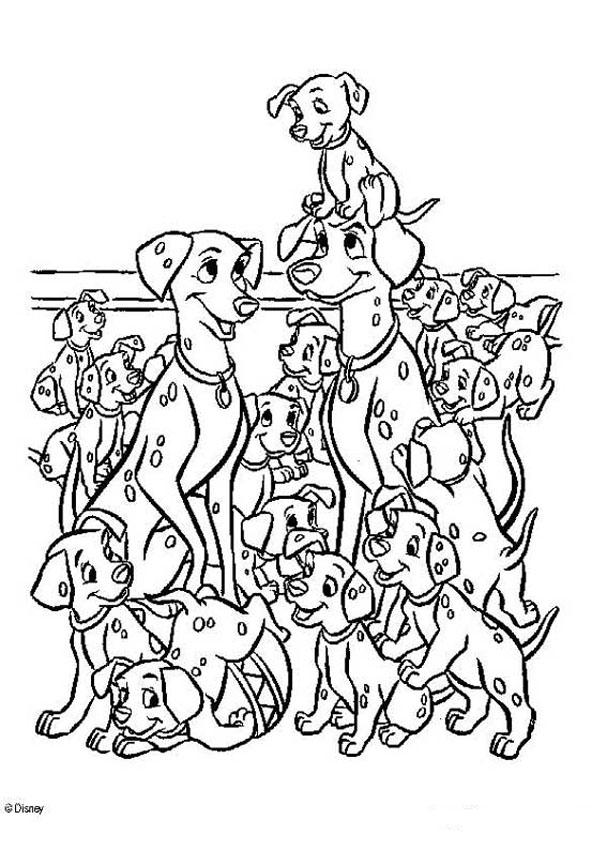dalmatian coloring pages for kids - photo #15