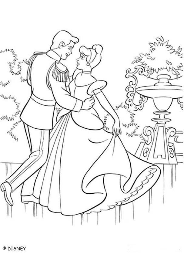 cinderella disney coloring pages