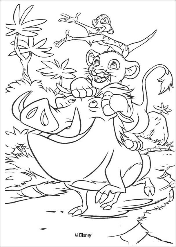 lion king coloring pages simba