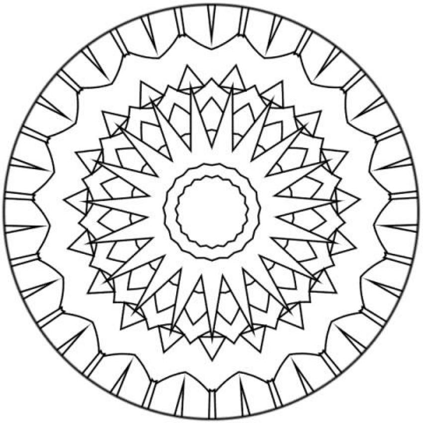 Mandala 134 coloring pages Hellokidscom