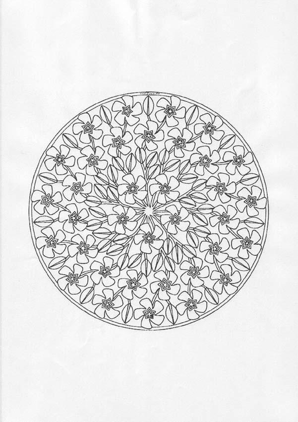 Mandala 3a coloring pages - Hellokids.com