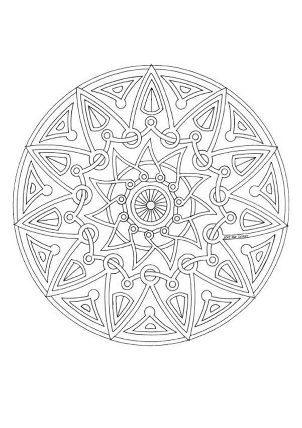 mandala online coloring pages - photo #23