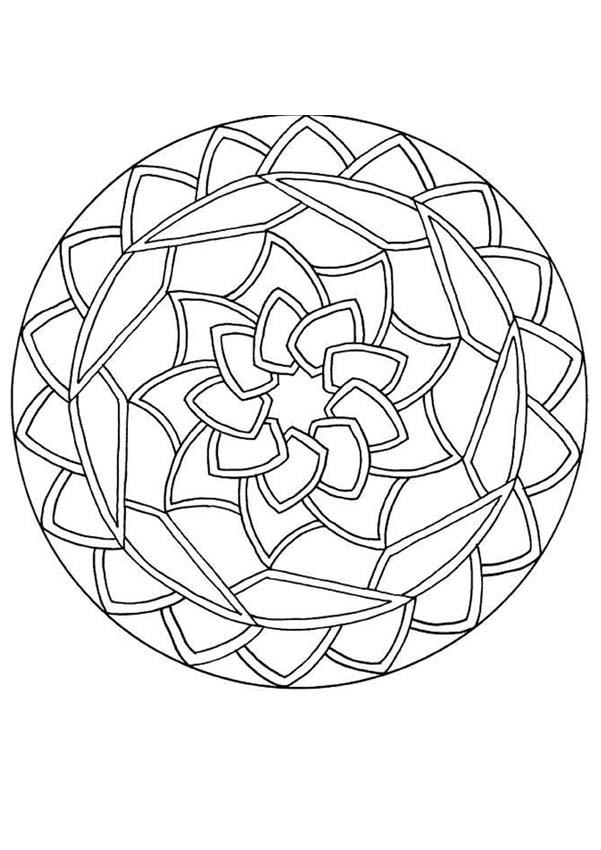 Mandalas redondas para colorir 🥝 –