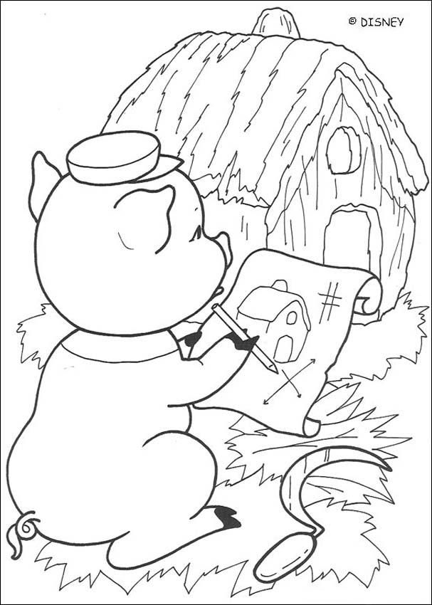 Hay house plan coloring pages - Hellokids.com