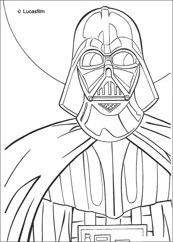 Darth Vader Coloring Pages Hellokids