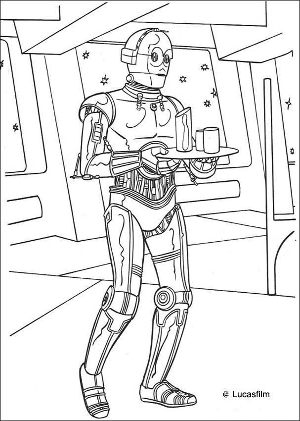 c3po coloring pages free - photo #11