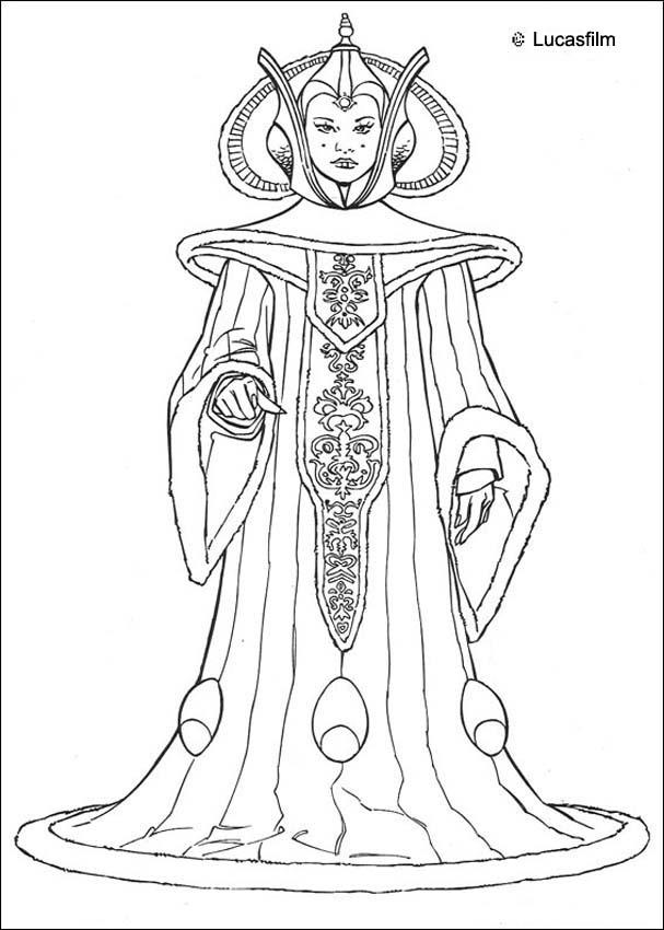 padme clone wars coloring pages - photo #29
