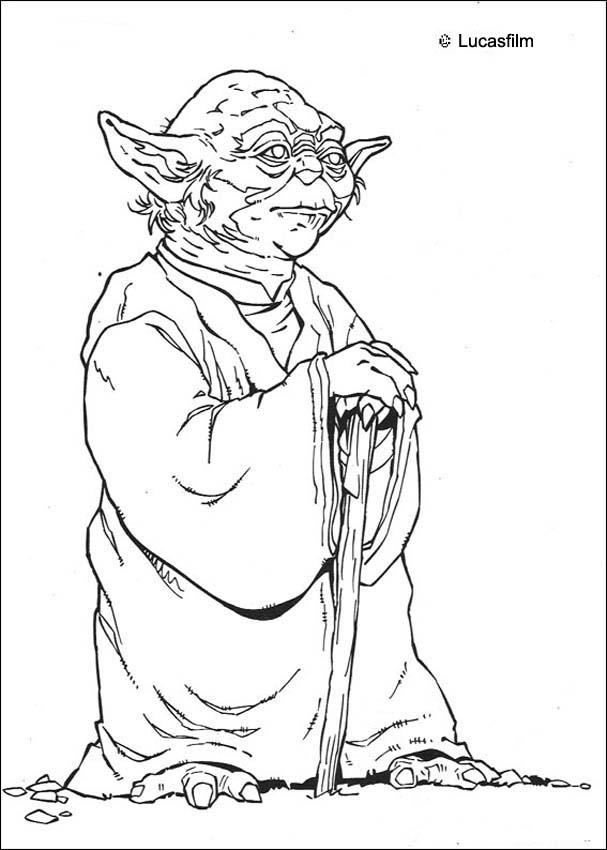 yoda coloring pages for kids - photo #10