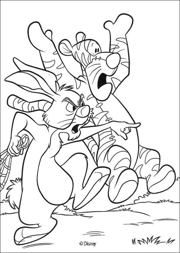rabbit from winnie the pooh coloring pages - photo #18