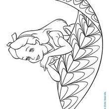 Alice  1 - Coloring - DISNEY coloring pages - Alice in Wonderland coloring pages