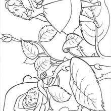 Alice 13 - Coloring - Disney coloring pages - Alice in Wonderland coloring pages
