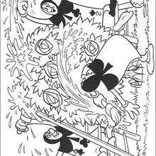 Alice 14 - Coloring - Disney coloring pages - Alice in Wonderland coloring pages