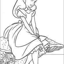 Alice 15 - Coloring - Disney coloring pages - Alice in Wonderland coloring pages