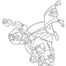 Alice  4 - Coloring - DISNEY coloring pages - Alice in Wonderland coloring pages