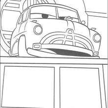 Cars: Doc Hudson - Coloring - DISNEY coloring pages - Cars coloring pages