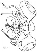 Diddl  4 - Coloring - CARTOON CHARACTERS Coloring Pages - DIDDL coloring book pages