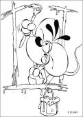 Diddl  5 - Coloring - Cartoon Characters Coloring Pages - Diddl coloring book pages