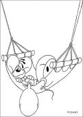 Diddl  9 - Coloring - Cartoon Characters Coloring Pages - Diddl coloring book pages