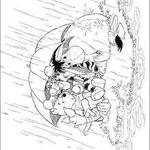 It�s raining - Coloring - DISNEY coloring pages - Winnie The Pooh coloring pages