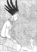 Kirikou 27 - Coloring - Famous character coloring pages - Kirikou coloring book pages