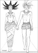 Kirikou 30 - Coloring - Famous character coloring pages - Kirikou coloring book pages