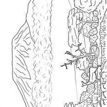 Kilimanjaro - Coloring - COUNTRIES Coloring Pages - AFRICA coloring pages