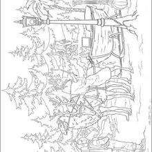 White Witch Jadis - Coloring - MOVIE coloring pages - THE CHRONICLES OF NARNIA coloring book pages