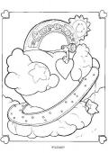 Care Bear heart - Coloring - Famous character coloring pages - Care Bears coloring book pages