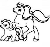 My Little Ponies - Coloring - CARTOON CHARACTERS Coloring Pages - MY LITTLE PONY coloring pages