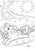 My Little Pony in a magic world - Coloring - CARTOON CHARACTERS Coloring Pages - MY LITTLE PONY coloring pages