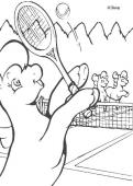 My Little Pony playing tennis - Coloring - CARTOON CHARACTERS Coloring Pages - MY LITTLE PONY coloring pages