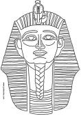 Pharaoh - Coloring - Countries and Cultures Coloring Pages - Egypt coloring pages