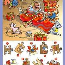 Puzzle Christmas presents - Games - LEARNING games - Funny PUZZLES