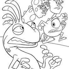 Monsters, Inc. coloring pages - 26 free Disney printables for kids to