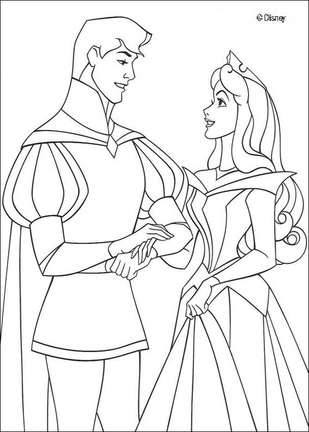 Princess wedding coloring pages - Hellokids.com
