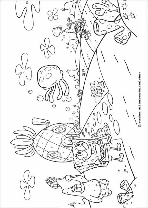 SPONGEBOB SCHWAMMKOPF zum Ausmalen - Ausmalbilder - Ausmalbilder ...
