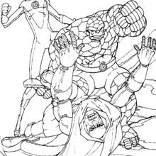 Final fight coloring page