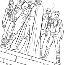 Magneto coloring page