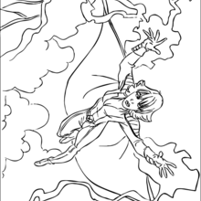 Storm - Coloring page - SUPER HEROES Coloring Pages - X MEN coloring pages - STORM coloring pages