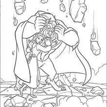 Castle Collapses coloring page