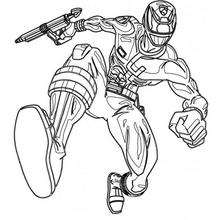 Attack! - Coloring page - CHARACTERS coloring pages - TV SERIES CHARACTERS coloring pages - POWER RANGERS coloring pages