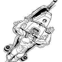 Action Man Underwater coloring page