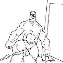 Hulk destroyer - Coloring page - SUPER HEROES Coloring Pages - THE INCREDIBLE HULK coloring pages