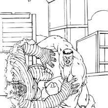 Hulk and Abomination coloring page