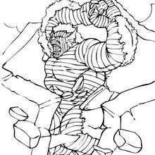 Abomination in action - Coloring page - SUPER HEROES Coloring Pages - THE INCREDIBLE HULK coloring pages