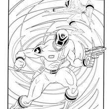 Power Ranger fight - Coloring page - CHARACTERS coloring pages - TV SERIES CHARACTERS coloring pages - POWER RANGERS coloring pages