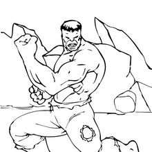Hulk 's Strong Arms coloring page